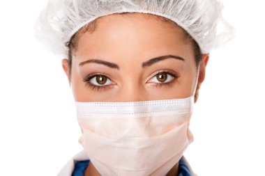 Doctor nurse eyes clipart