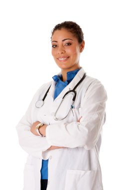 Happy smiling doctor physician clipart