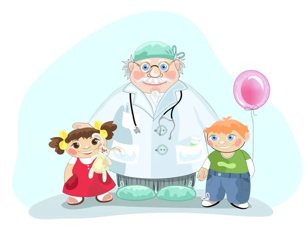Kinderarzt — Stockvektor
