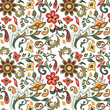 Eastern patterns seamless clipart