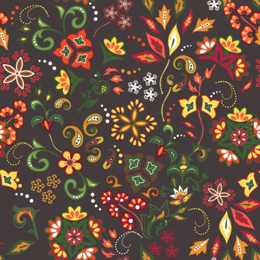 Eastern patterns seamless clipart