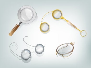 Optic devices clipart