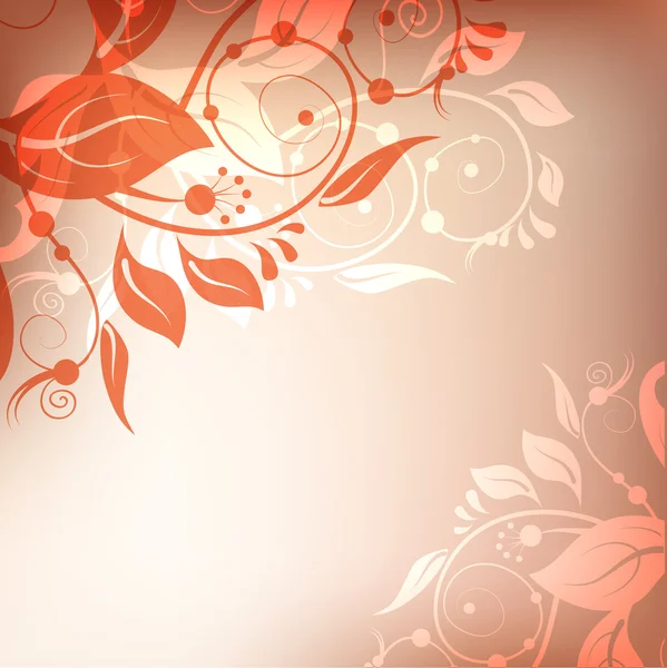 Klassischer floraler Hintergrund — Stockvektor