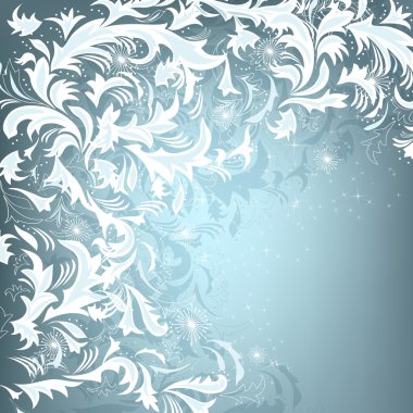 Hoar-frost background