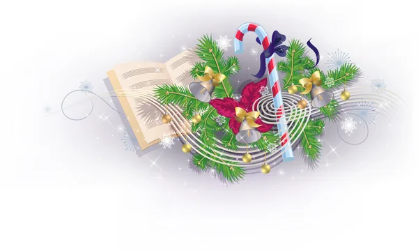 Mélodie de Noël — Image vectorielle