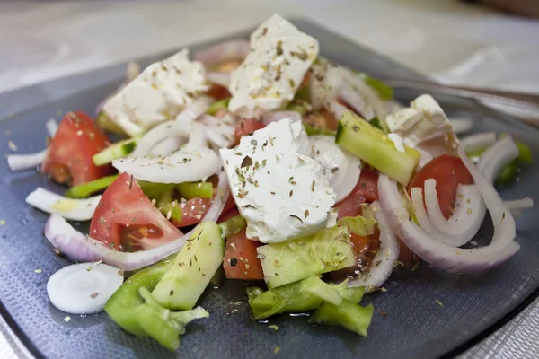 Griekse salade. Stockfoto