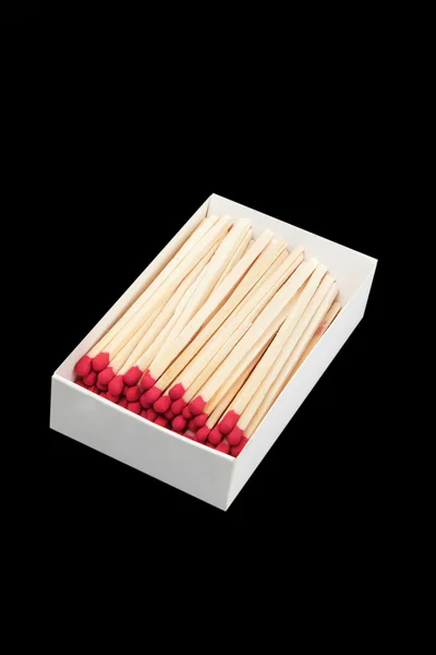 stock image Wooden matchsticks in box