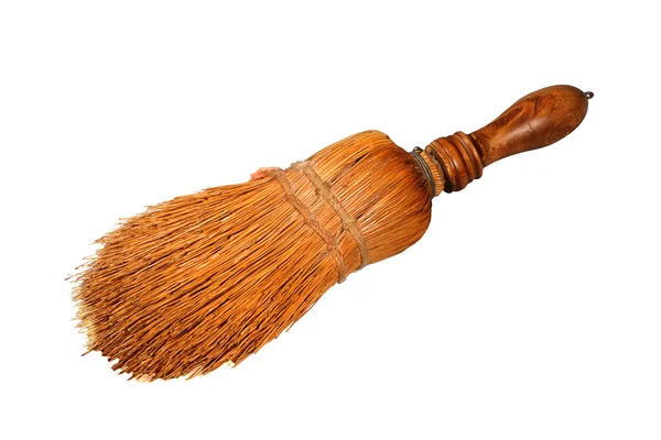 Retro table broom — Stock Photo, Image