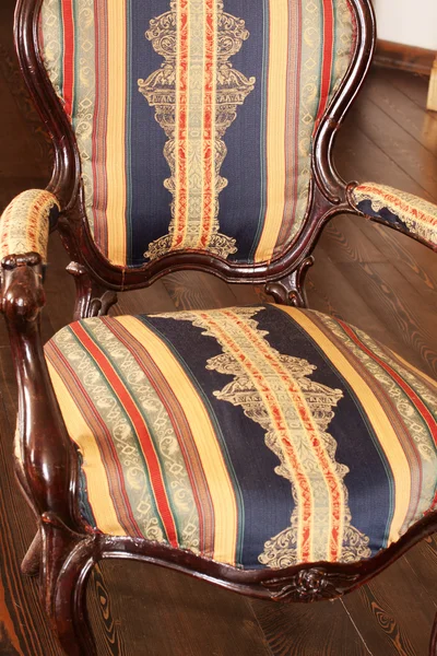 Royal klassische Sessel Detail in Nahaufnahme — Stockfoto