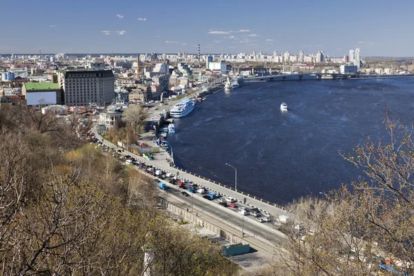 Kiev and Dnepr — Stock Photo, Image
