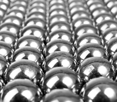 Metal gray balls clipart