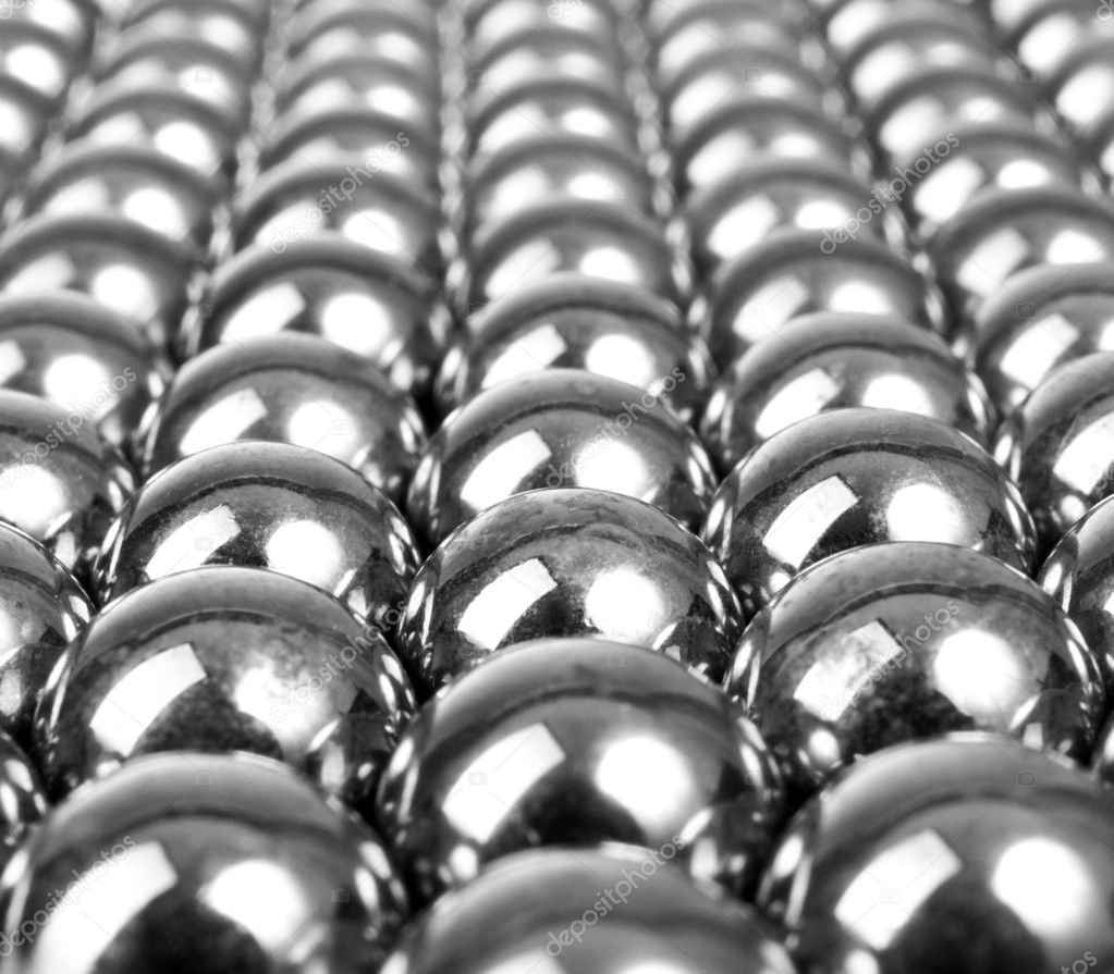 Metal gray balls