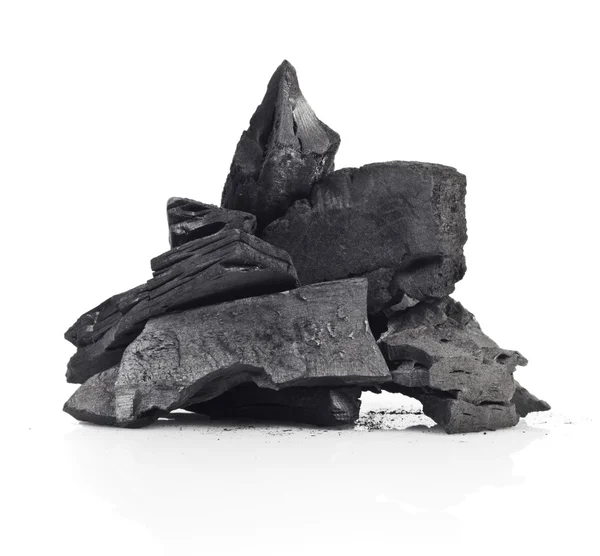 Деревина вугілля — стокове фото