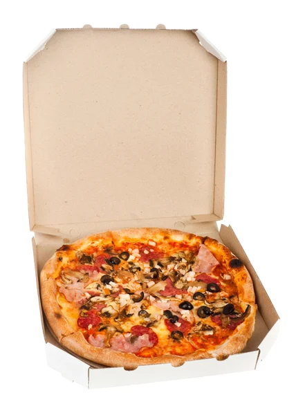 Pizza Pepperoni Stock Photo