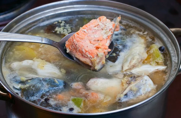 Fish soup — Stock Photo, Image