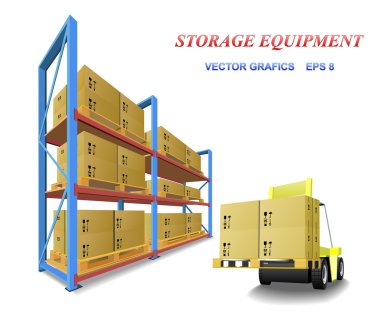 Storage equipment. clipart