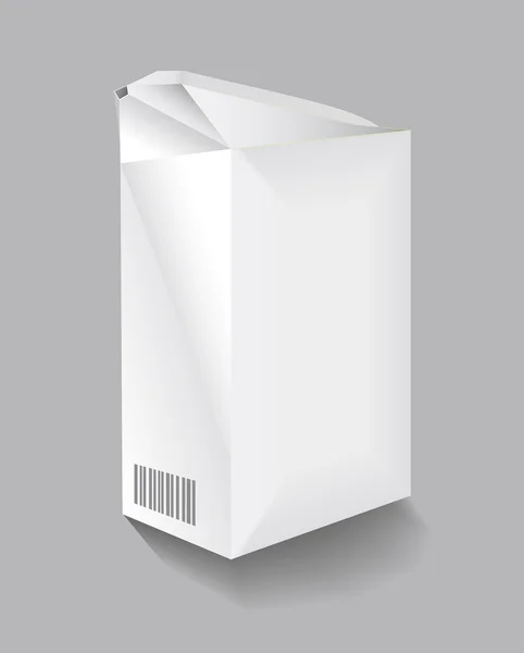 Verpackung von Milch — Stockvektor