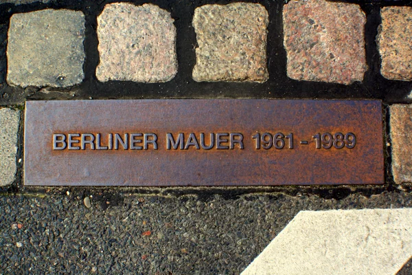 Berliner mauer — Foto de Stock