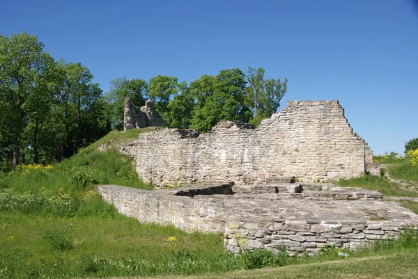 Τα ερείπια ενός κάστρου — Φωτογραφία Αρχείου