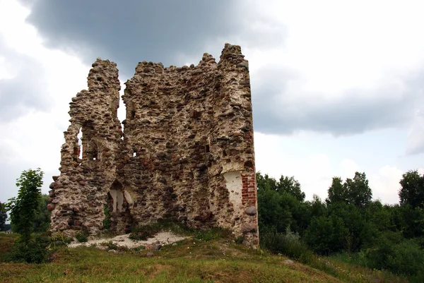 Ruinen einer Burg — Stockfoto