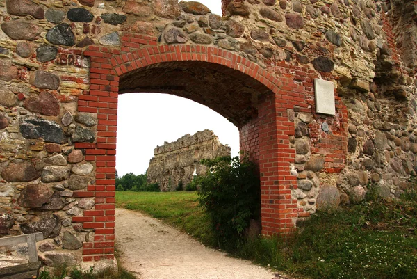 Ruiner av ett slott — Stockfoto