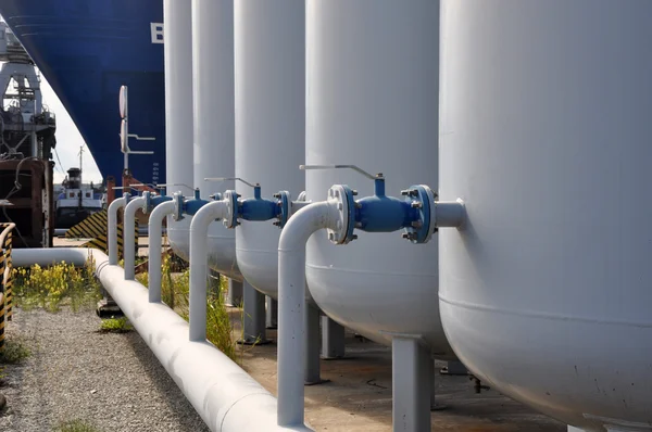 Potrubí pro zemní plyn — Stock fotografie