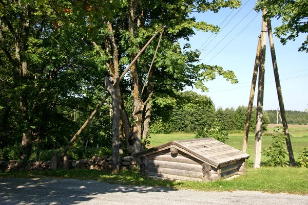 Poço de madeira — Fotografia de Stock