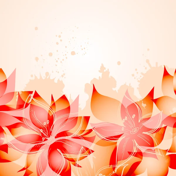 stock vector Floral background