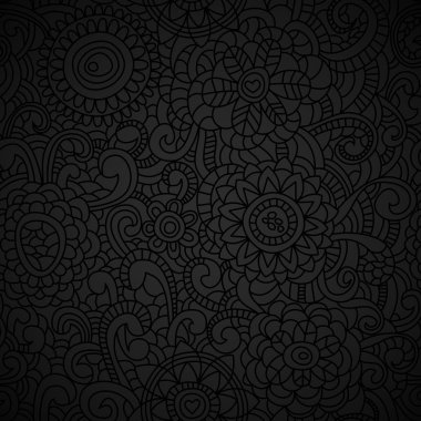 Elegant black wallpaper clipart