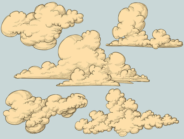Vintage clouds