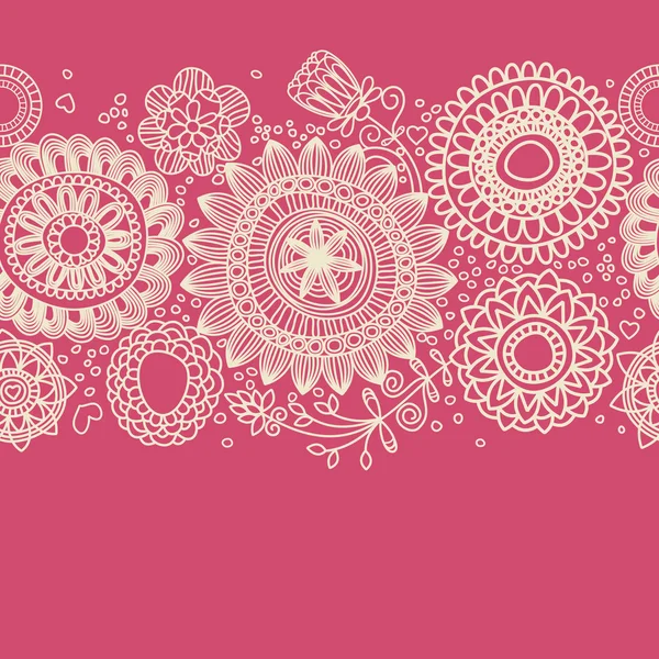 Fond floral (motif sans couture ) — Image vectorielle