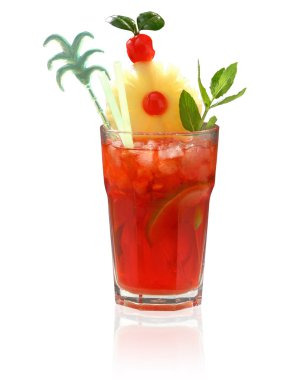 Mai-tai cocktail clipart