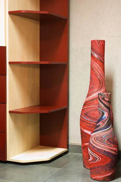 Shelves and vase — Stock Photo, Image
