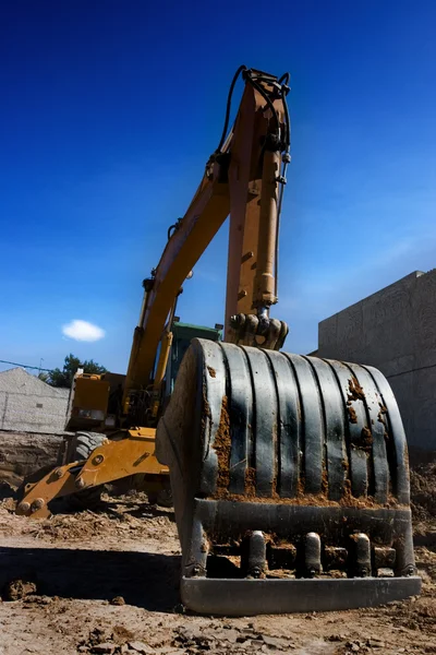 Bulldozer costruire sogni — Foto Stock