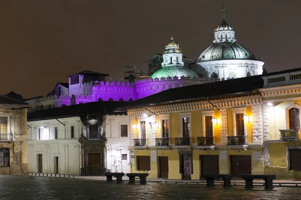 Iglesia Compañera de Noche en Quito —  Fotos de Stock