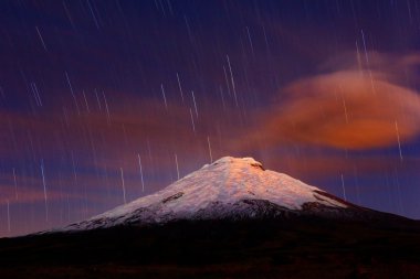 Cotopaxi Volcano By Night