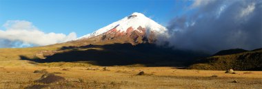 Cotopaxi Volcano Panorama clipart