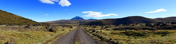 Cotopaxi Volcano National Park Panorama — Stok fotoğraf