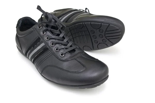 Fekete sport cipő — Stock Fotó