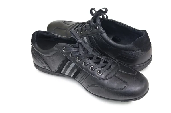 Black sport shoes Royalty Free Stock Images