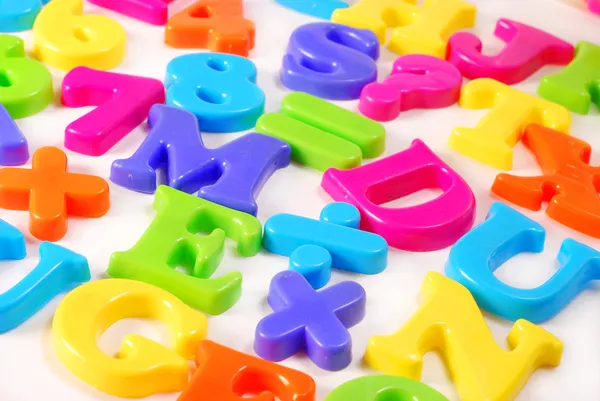Colorful letters background — Stock Photo, Image