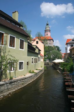 Cesky krumlov kale Manzaralı