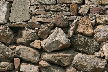 Stone rock wall clipart