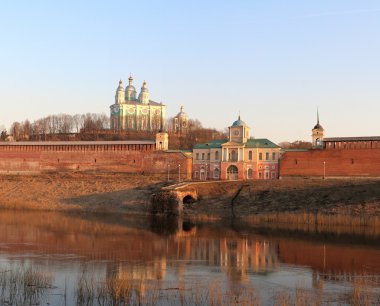 View of the Assumption Cathedral clipart