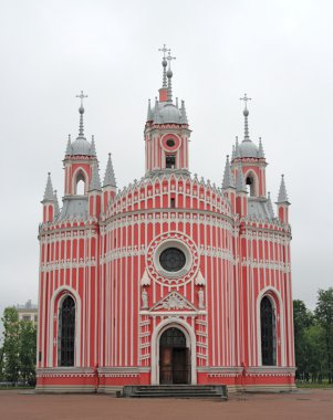 chesme Kilisesi. Saint petersburg, Rusya Federasyonu.