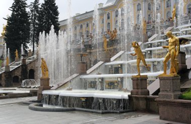 Grand Cascade. Peterhof (Petrodvorets) clipart