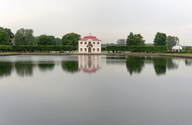 The Marly Palace. Peterhof (Petrodvorets), St. Petersburg, Russi clipart