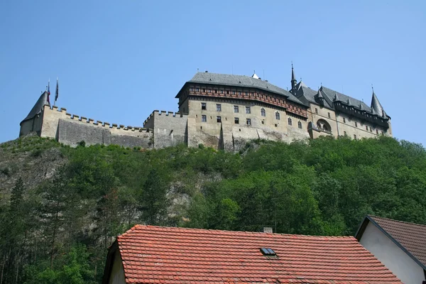 Замок Karlstejn — стокове фото