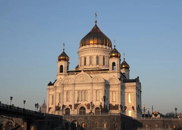 Katedralen for Kristus Frelseren. Moskva. Rusland - Stock-foto