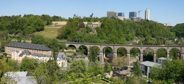 Clausen viadukt, Lucembursko — Stock fotografie